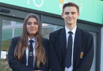 New head boy and head girl at Penrice Academy in St Austell