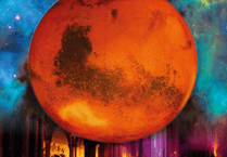 Otherworldly party beneath the red planet being staged