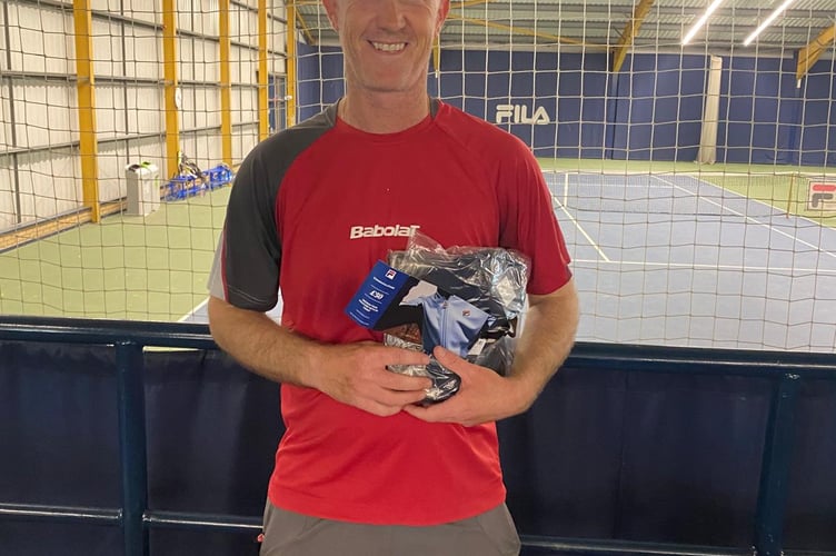Truro tennis player Ryan Fern