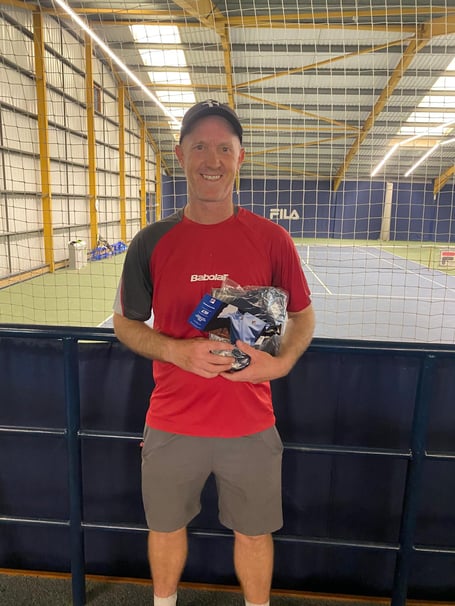 Truro tennis player Ryan Fern