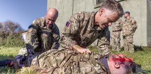 Personnel primed to go into combat 