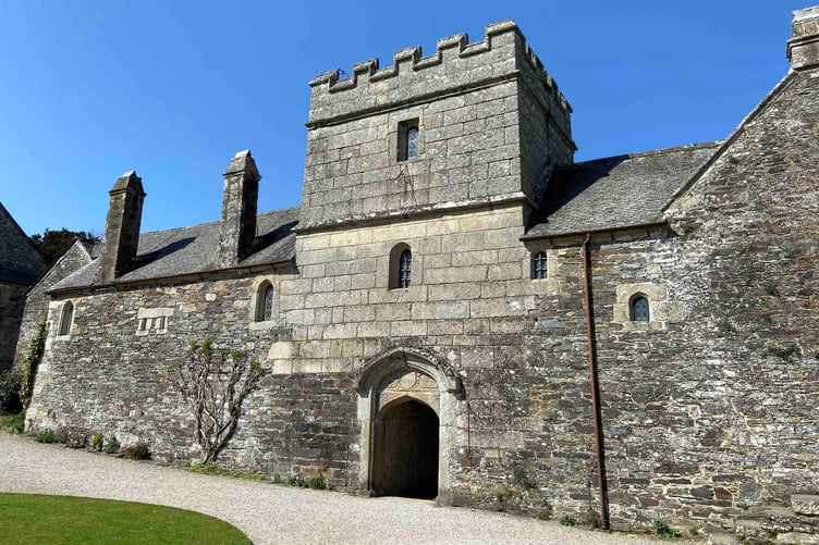 A castellated section at Cotehele House. (Picture: Andrew Townsend)