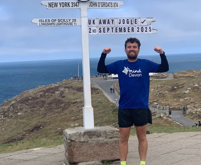 Postman’s epic run raises thousands for mental health charity