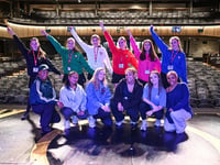 Drama students meet SIX queens