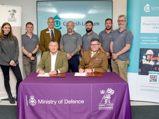Pioneering minerals company shows its support for the armed forces