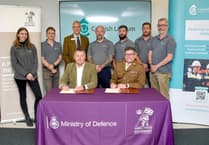 Pioneering minerals company in Cornwall shows its support for the armed forces
