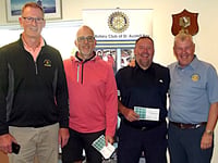 Rotary club golf day raises nearly £7,000 for charity