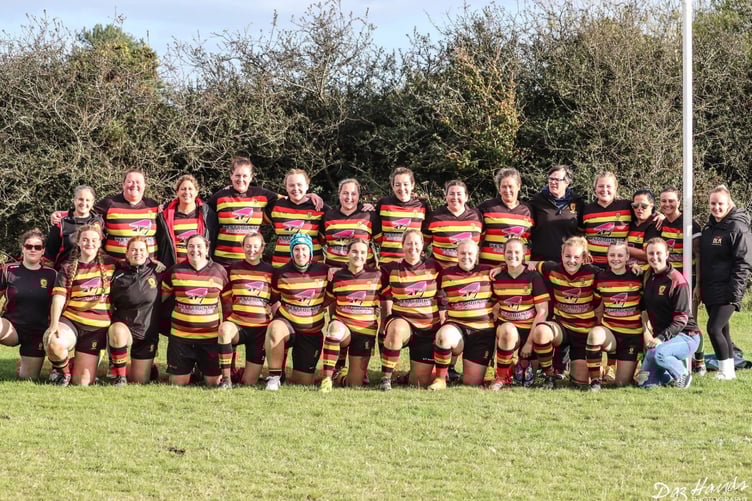 Saltash Ladies at Plymouth Argaum.