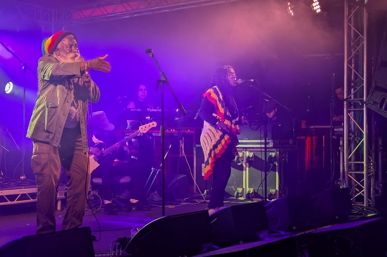 The Cimarons take to the stage (Picture: Warren Wilkins)