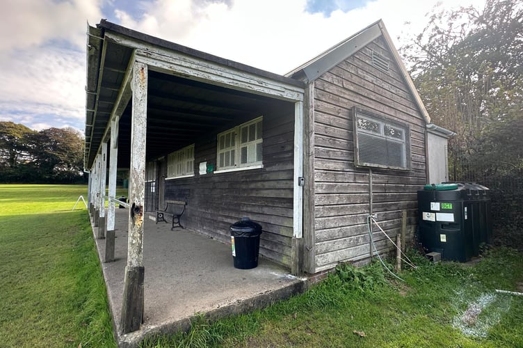 The run down club house at Bodmin Youth FC's Coldharbour base (Picture: Bodmin Youth FC)