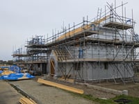 Work taking shape on homeless housing project