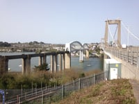 Cornwall Favourites: Tremendous views of river from ancient Saltash