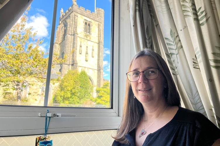 Emma Jenkin and her view of St Paul's Church