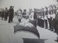 Barrie Doney's Cornwall: Flags dip for arrival of The Queen