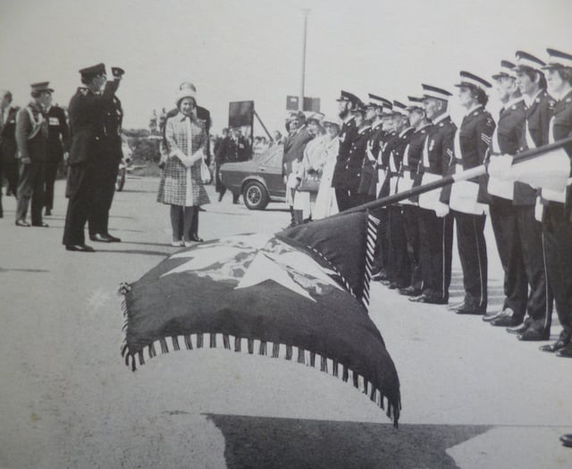 Barrie Doney's Cornwall: Flags dip for arrival of The Queen