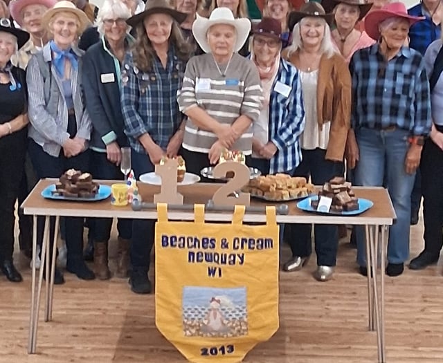 WI members enjoy footstompin fun to celebrate its 12th birthday