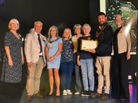 Town wins record gold award