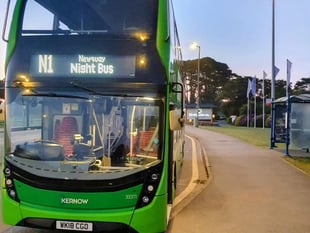 Night bus praised for contributing to reduction in reported crime