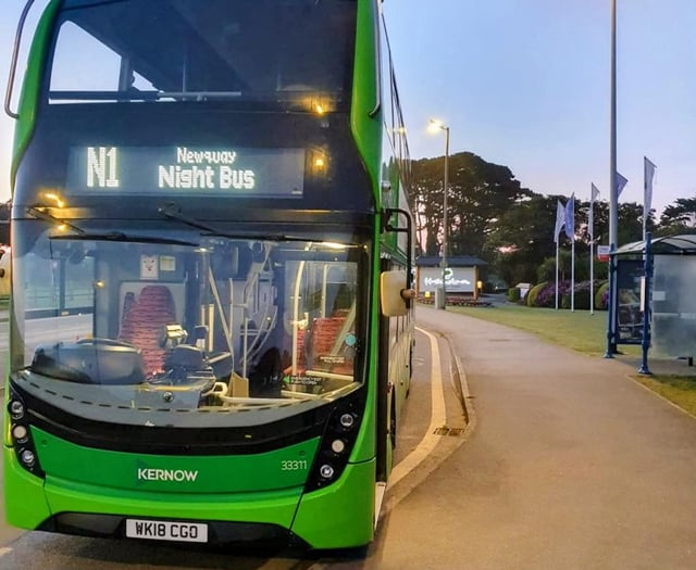 Night bus praised for contributing to reduction in reported crime