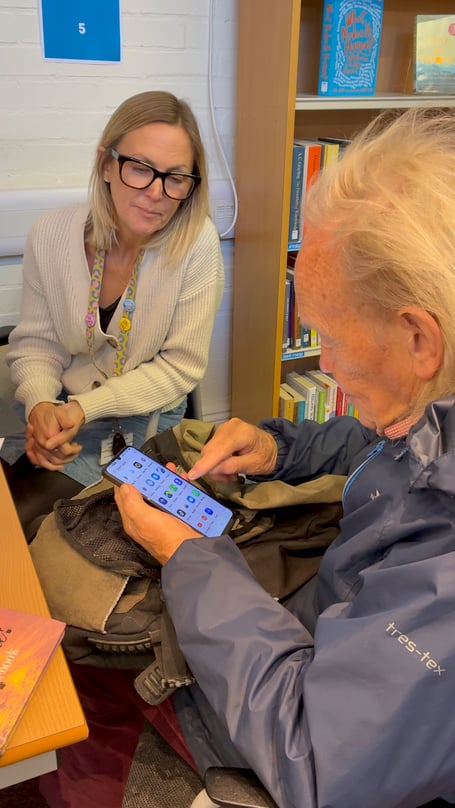Digital support for Mr Wilson.