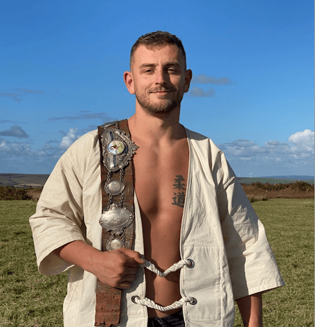 Cornish wrestling world champion Michael Edwards
