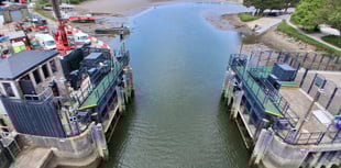 Truro flood control enhanced with new defence gates