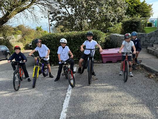 Pupils from St Ives Junior School.