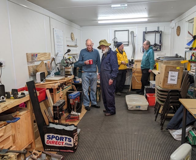 Community shed opens doors to new members in Saltash