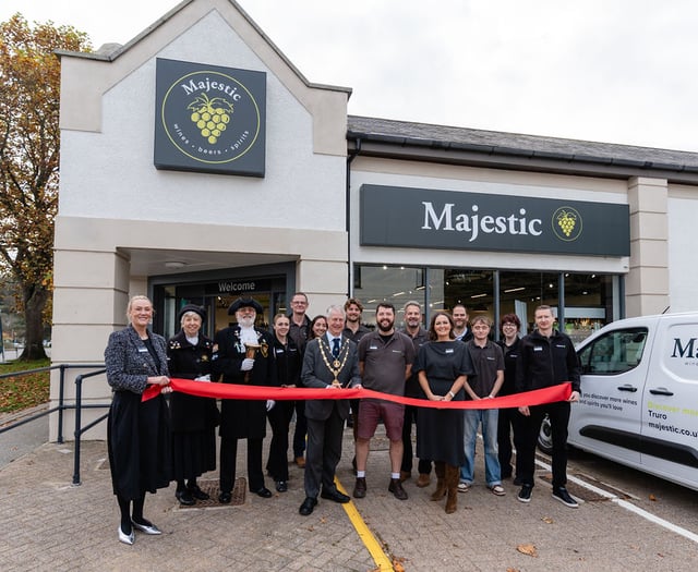 Majestic Wine touches down in Truro 