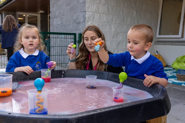 The new nursery in St Austell has plenty of learning resources.