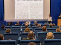 International contingent descend on airbase 