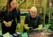 Seascape artist stages workshop to teach people how to create her artworks