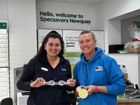Newquay opticians help watersports champion keep her eyes on the prize