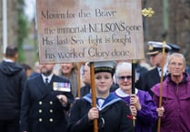 Village with historic links to Battle of Trafalgar honours Nelson 