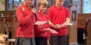 School donates to foodbank after harvest festival service