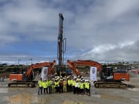 Work commences on the construction of Nansledan's Market Street