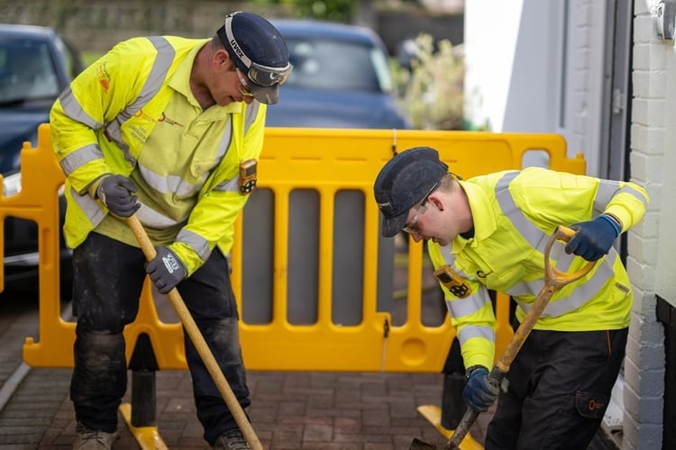 Stock image of workers.