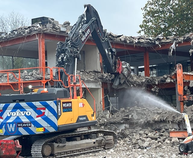 Pydar demolition begins after long delays
