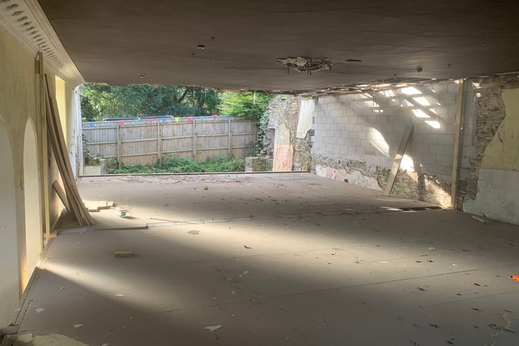 Conversion of the former band hall in Liskeard has been taking place.