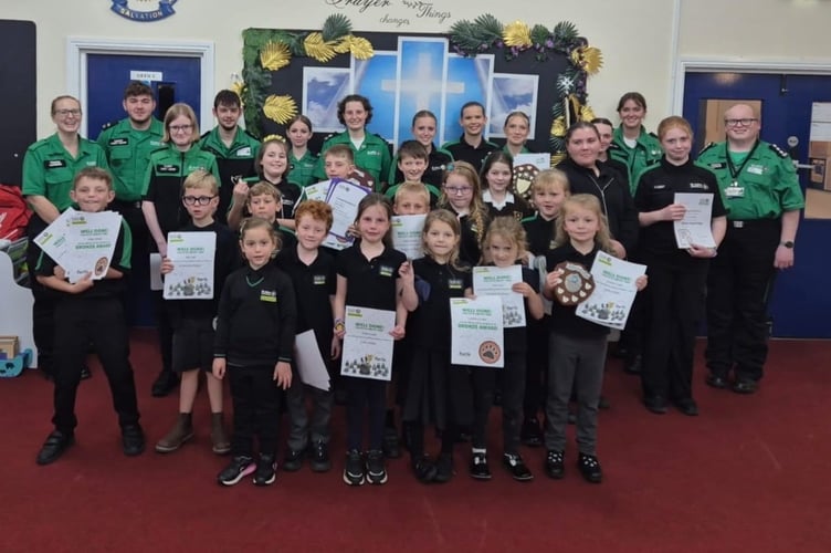 The evening was an opportunity to celebrate the successes and achievements of young people within the charities Liskeard youth group. (Picture: St John Ambulance)