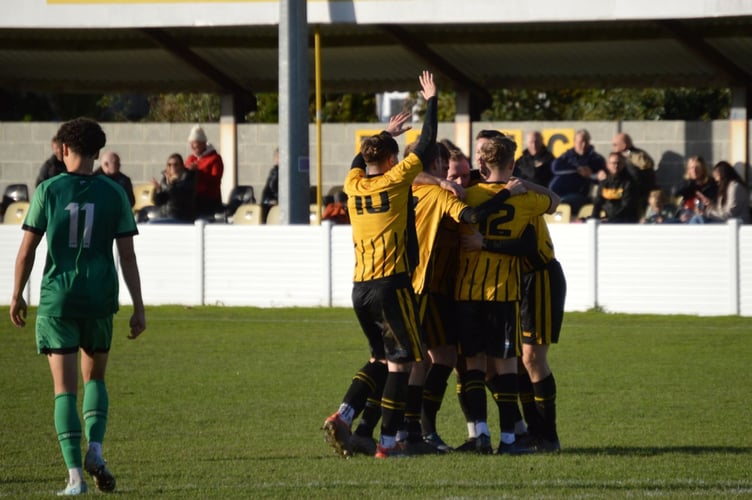 TorPoint v Sidmouth second goal.