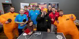 Table tennis boost for housing charity