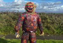 Eco friendly scarecrow contest