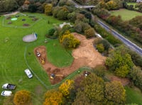 Work to create pump track is progressing well