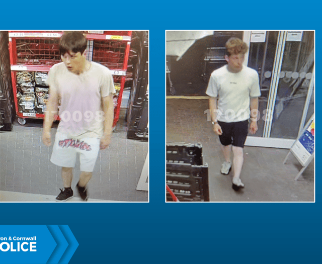 Police release images of duo following Penzance assault and theft