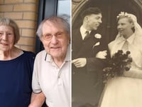 Couple living in Cornwall celebrate platinum wedding anniversary