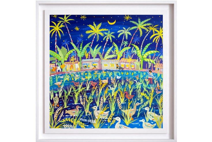 One of the John Dyer paintings in the exhibition at the Eden Project.