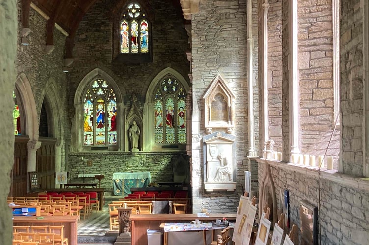 A view of part of the inside of the church at St Germans. (Picture: Andrew Townsend)