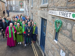 Bishop leads Grenfell prayer and blesses historic ship