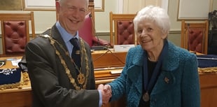 First woman awarded title of Honorary Freeman of the City of Truro 